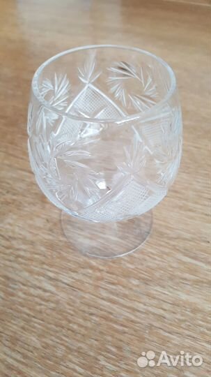 4 винных бокала хрусталь СССР