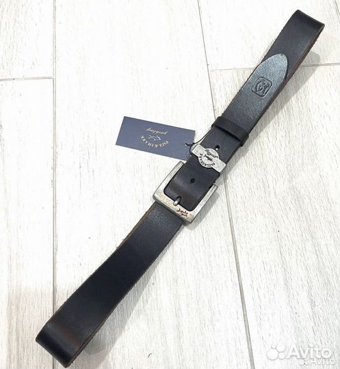 Ремень paul shark мужской кожаный