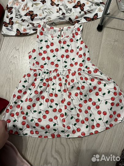 Вещи пакетом для девочки 74-80