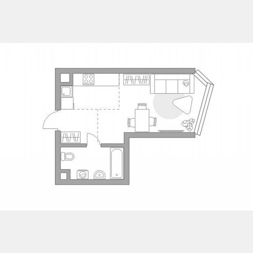 Квартира-студия, 29 м², 13/39 эт.