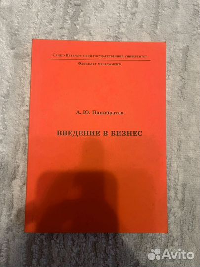 Ваедение в бизнес Панибратов