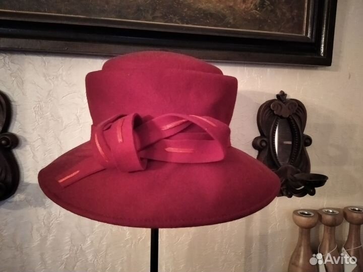 Шляпа фетровая женская