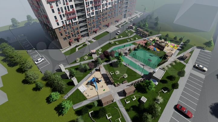 Квартира-студия, 35,7 м², 15/16 эт.