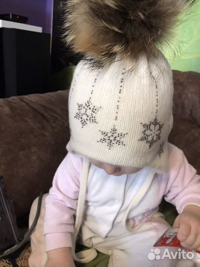 Зимняя шапка детская