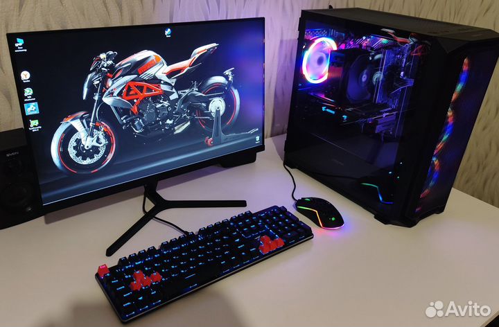 Игровой пк i5 10400 + Rx 580 Полный Комплект