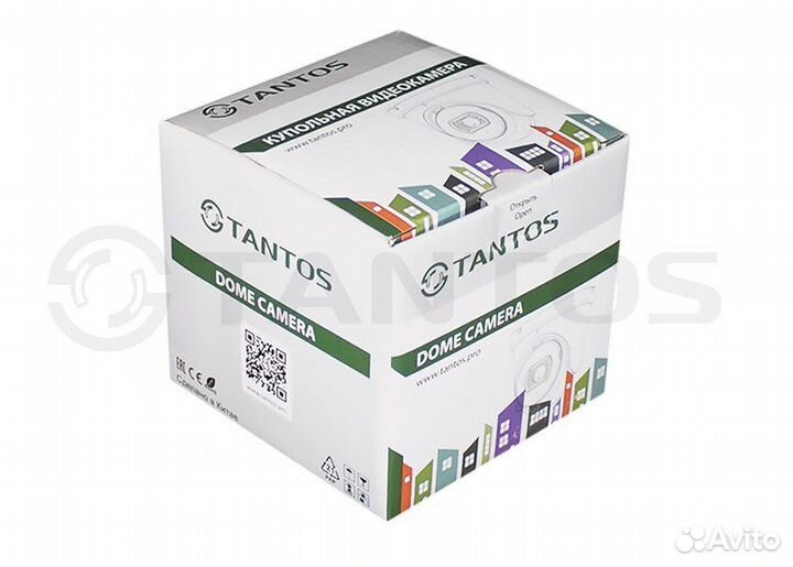 Купольная видеокамера tantos TSi-Ee25FP