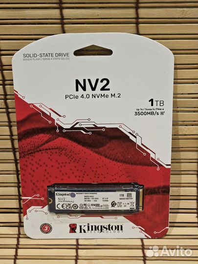 SSD Kingston NV2 M.2 2280 1 тб (SNV2S/1000G)
