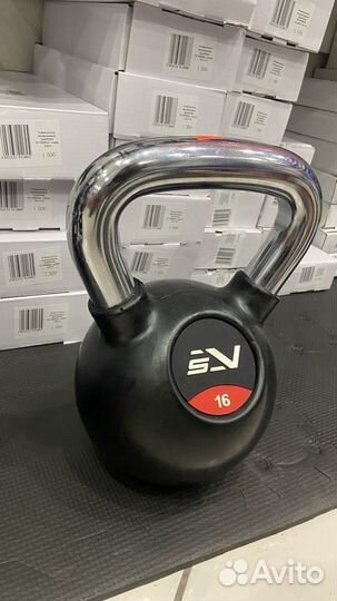 Гиря чугунная 16 кг новая