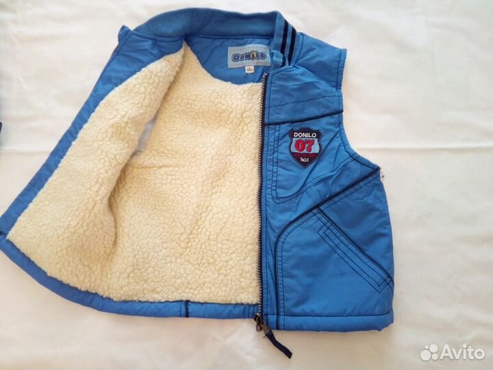 Зимний комплект тройка на рост 92-98 см