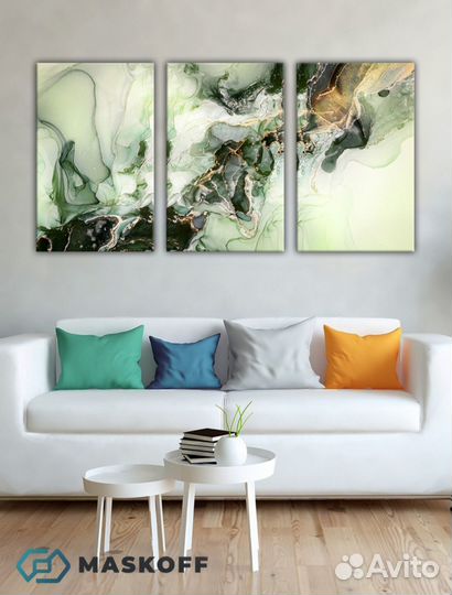 Модульная картина для интерьера - триптих