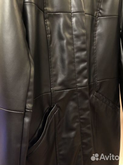 Кожаный плащ