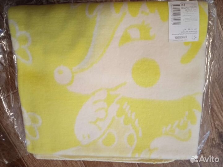 Одеяло хлопчатобумажное байковое детское