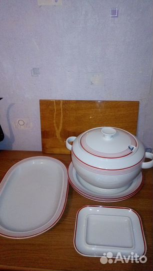 Посуда ГДР, супница,1952 г, Kaestner Saxonia