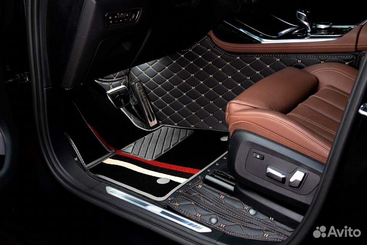 3D Коврики BMW Салон Багажник из Экокожи