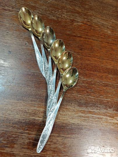 Ложки чайные СССР. Набор 6 шт