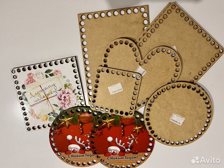 Дно для вязаных корзин