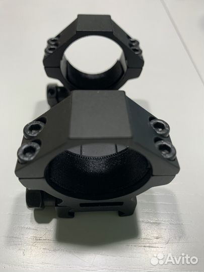 Кронштейн (кольца 30мм) на планку вивер, пикатинни