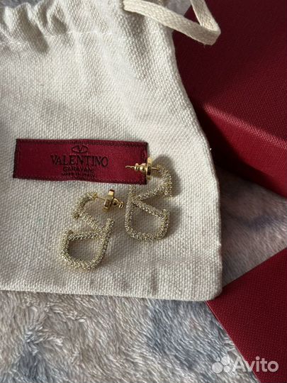 Серьги Valentino