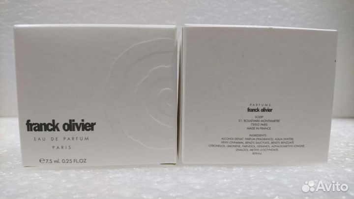 Духи Franck Olivier