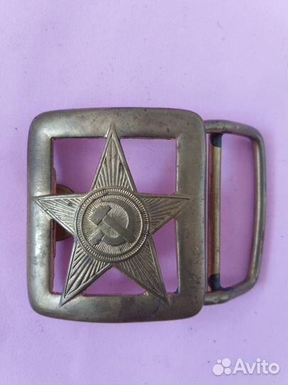 Пряжка от командирского ремня СССР