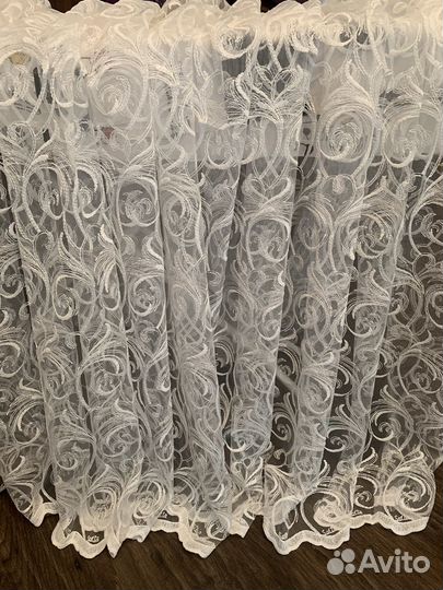 Тюль готовый новый 280 высота