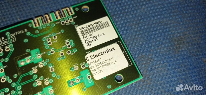 Электронная плата варочной поверхности Electrolux