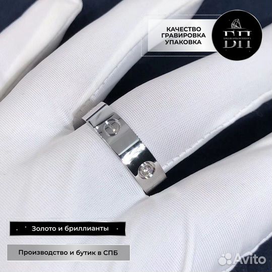 Cartier кольцо Love 0.22ct