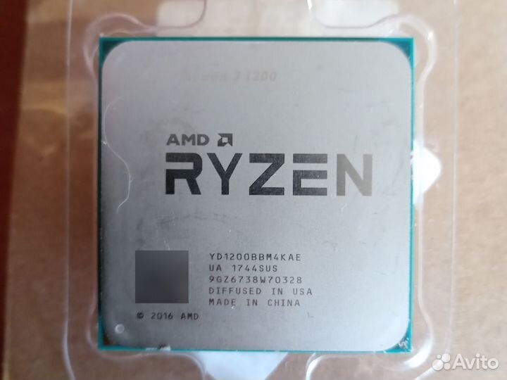 Процессор AMD ryzen 3 1200