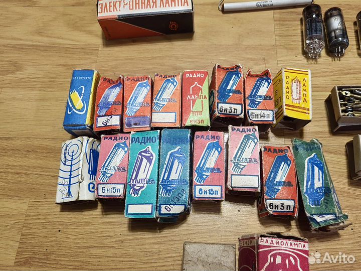 Радиолампы СССР (мешок) за все