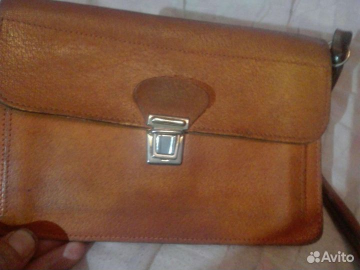 Барсетка мужская натуральная кожа СССР
