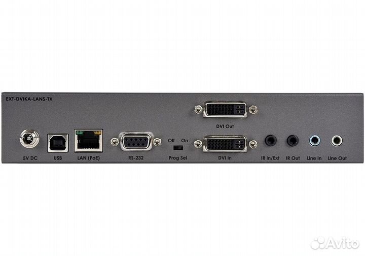 Gefen EXT-dvika-lans-TX, Передатчик сигналов DVI-D, USB, RS-232, аудио и ик в Ethernet с проходным в