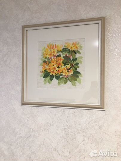 Картина вышитая крестом