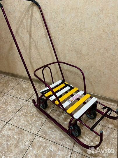 Санки с колёсами