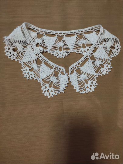 Кружевной воротник ручная работа