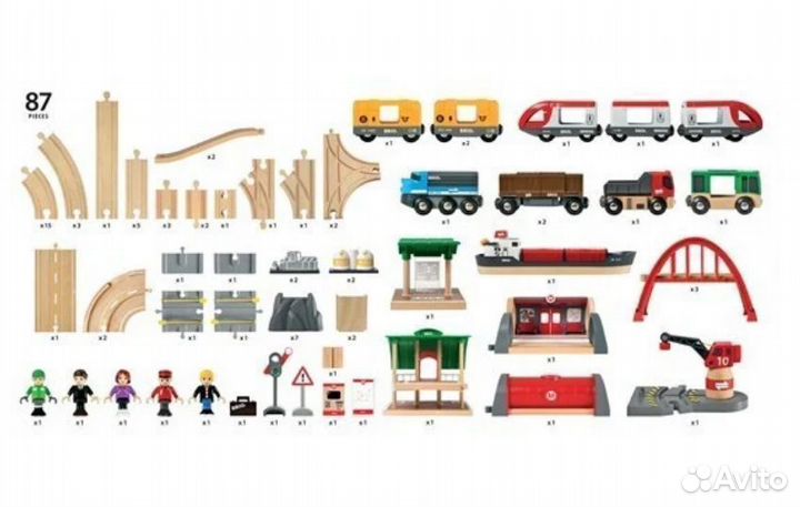 Игровой набор Brio 33052 Rail & Road Deluxe