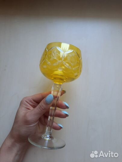 Фужер цветной хрусталь Германия