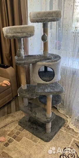 Когтеточка домик для кошки