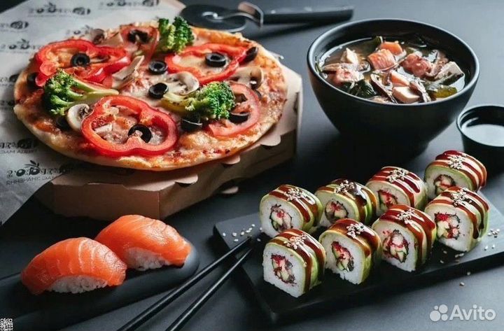 Пиццepия /дocтaвka cyши и пиццы