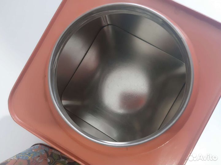 Жестяная банка из-под индийского чая СССР