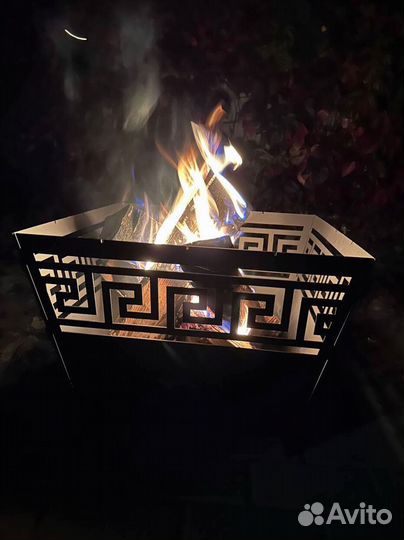 Кастровая чаша с решёткой гриль