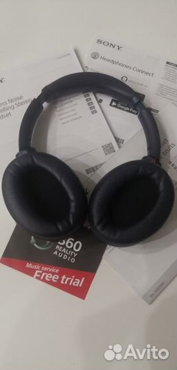 Продам беспроводные наушники WH-1000XM4, синие