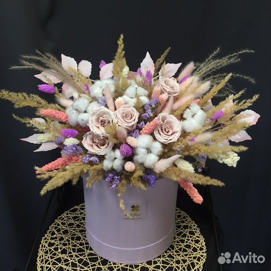 Букеты и композиции из сухоцветов