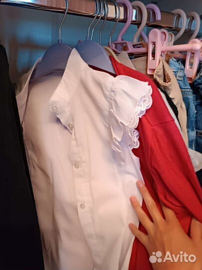 Вещи пакетом на девочку 140, 146