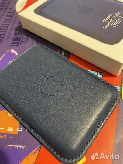 Leather Wallet картхолдер магнитный кошелек