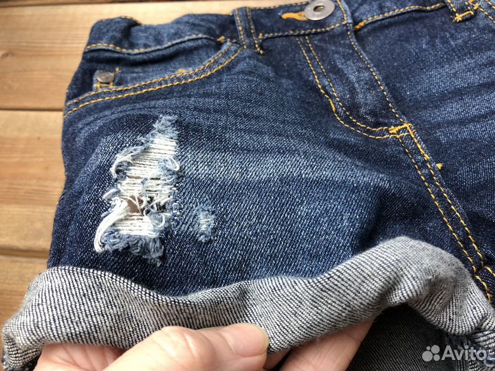 Джинсовые шорты для девочки 134 Pepperts