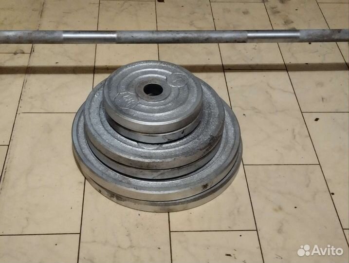 Штанга гриф блины