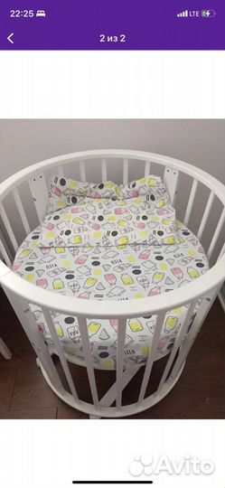 Постельное белье в детскую кроватку