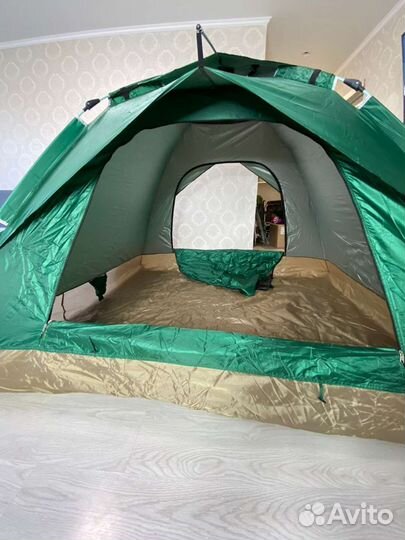 Палатка зонт с защитой от дождя 4 местная