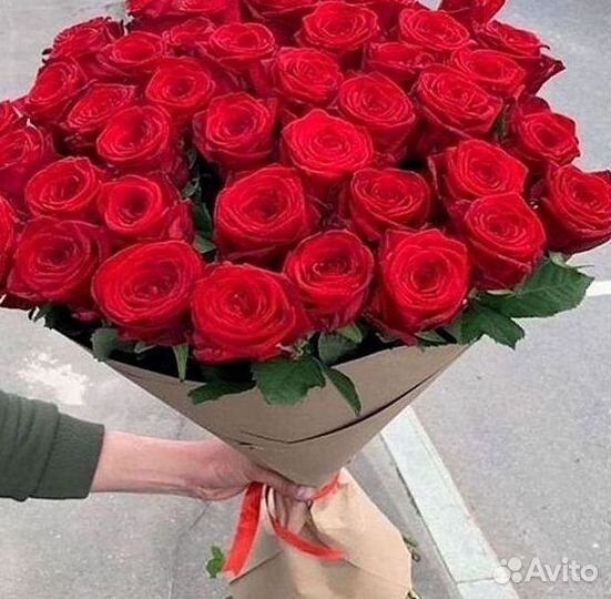 Высокие розы Букеты с доставкой