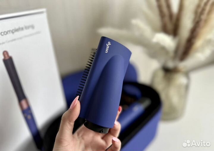 Стайлер dyson airwrap complete long vinca blue